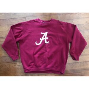 Alabama Crimson Tide Red Sweatshirt Script A Unisex Size 2XL